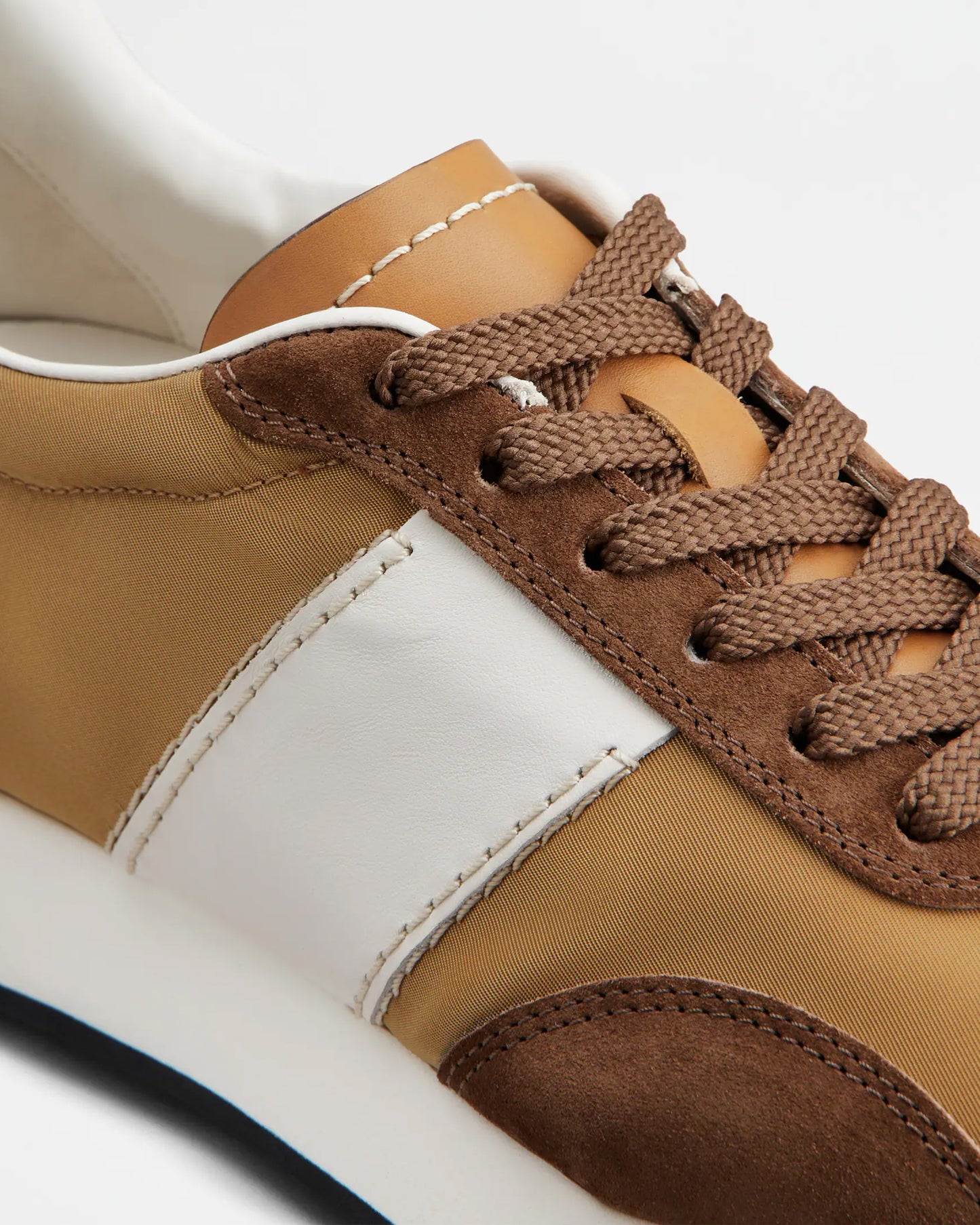 Tod's T Vintage Brown Beige White