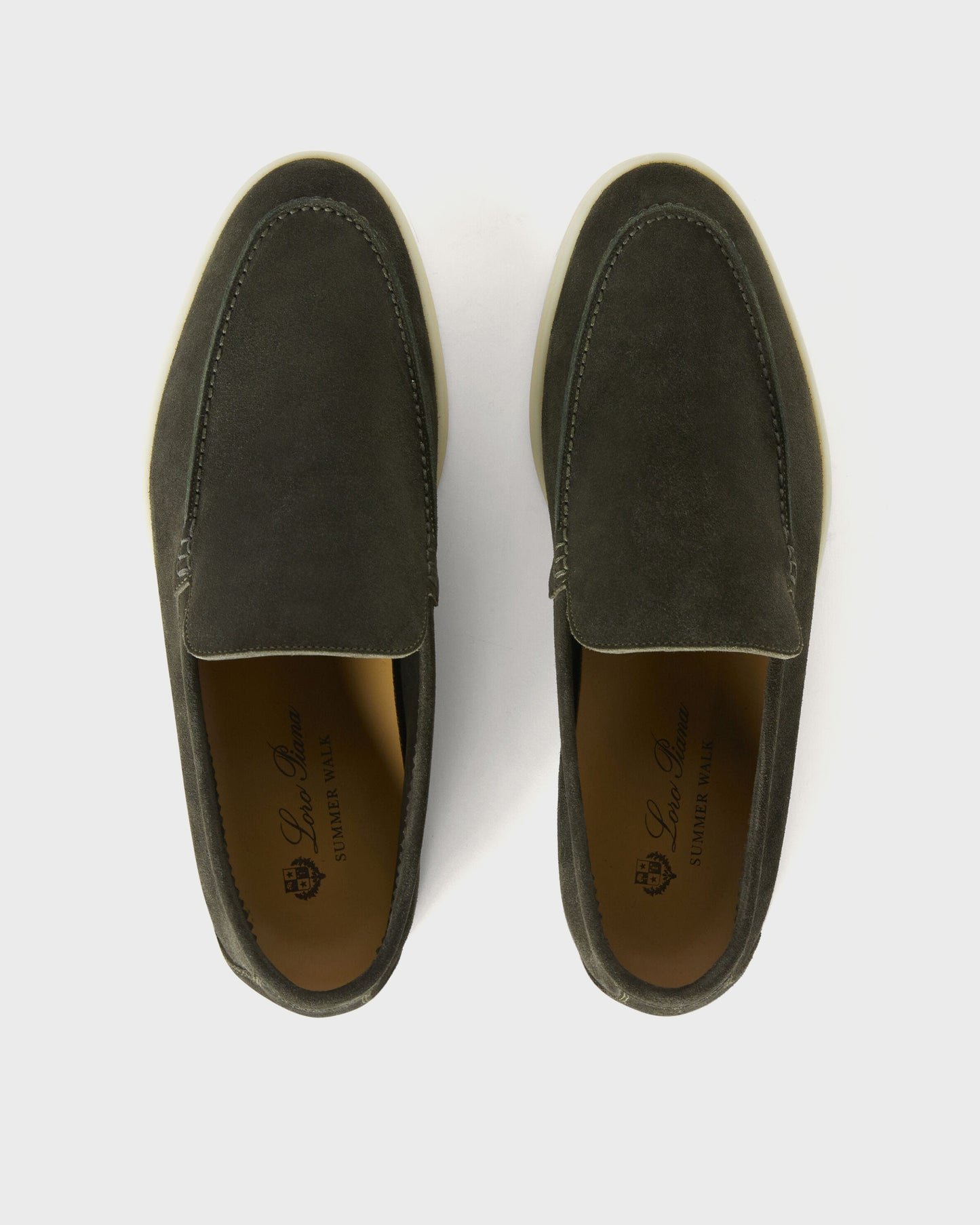 Loro Piana Summer Walk Loafers Mimetico