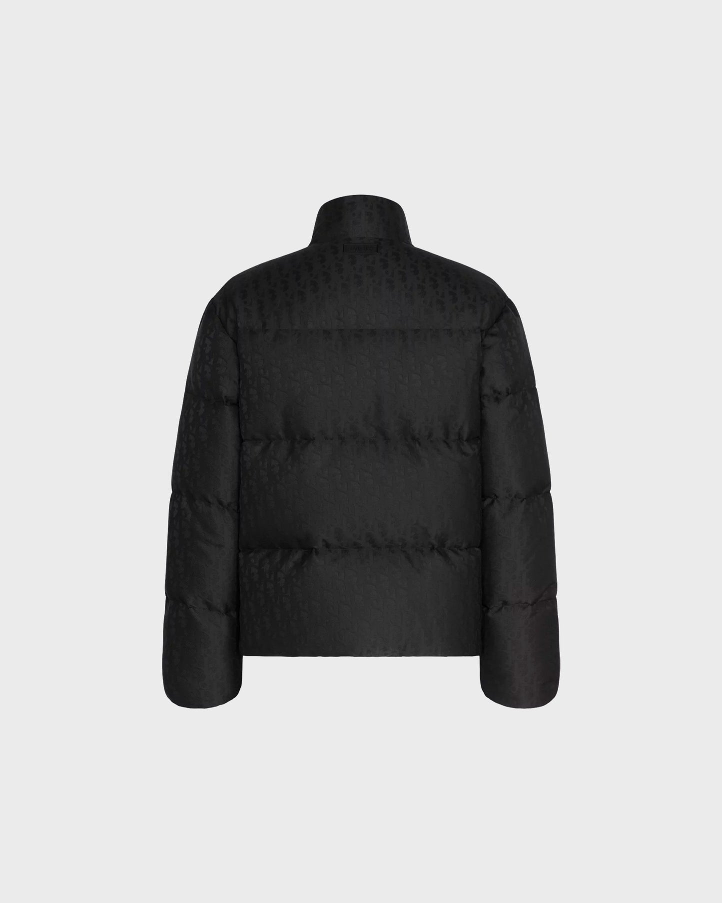 Dior Oblique Puffer Jacket Black Technical Jacquard