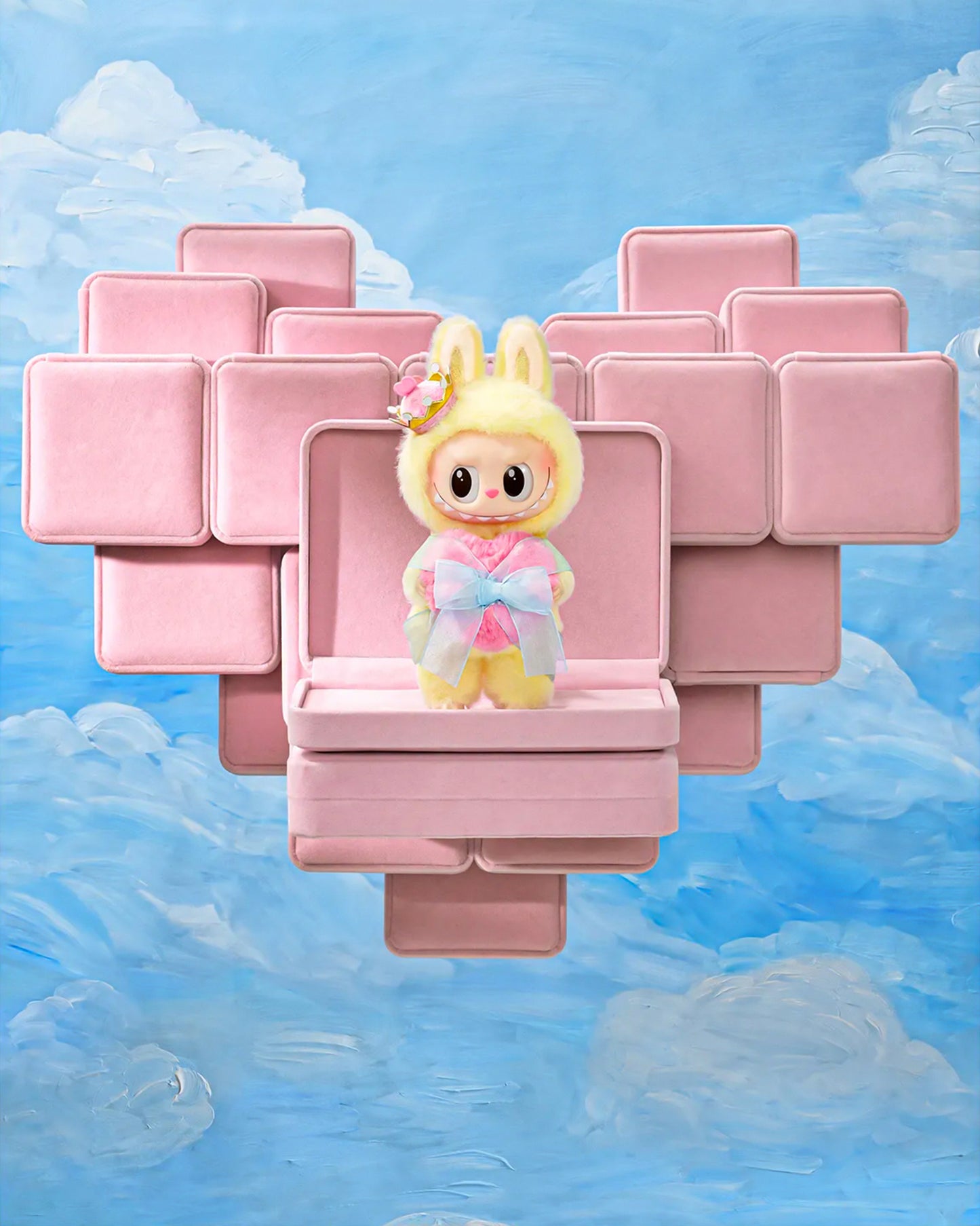 Labubu Pop Mart The Monsters Let's Checkmate Hanging Card