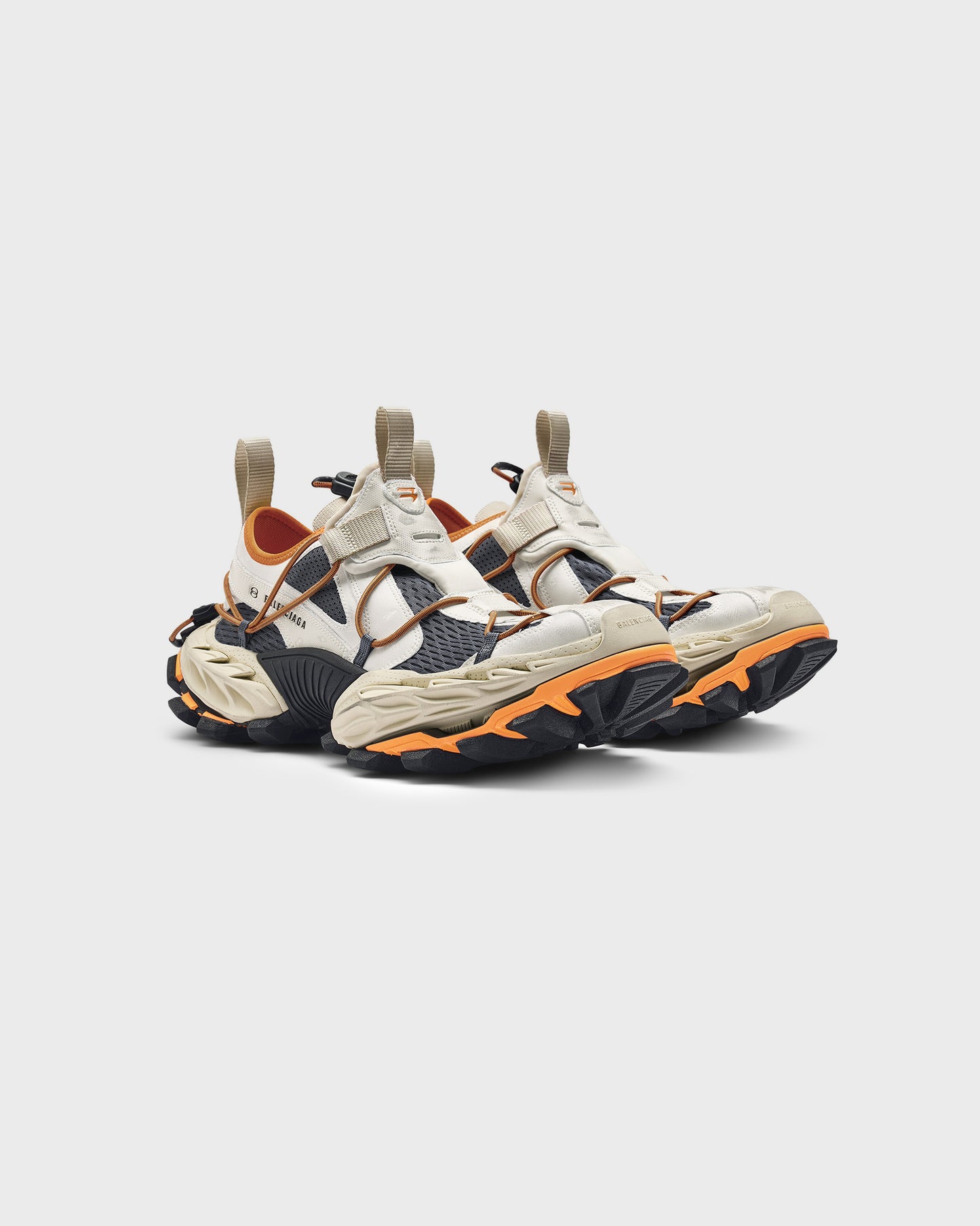 Balenciaga Hike Sneaker In Beige/Orange