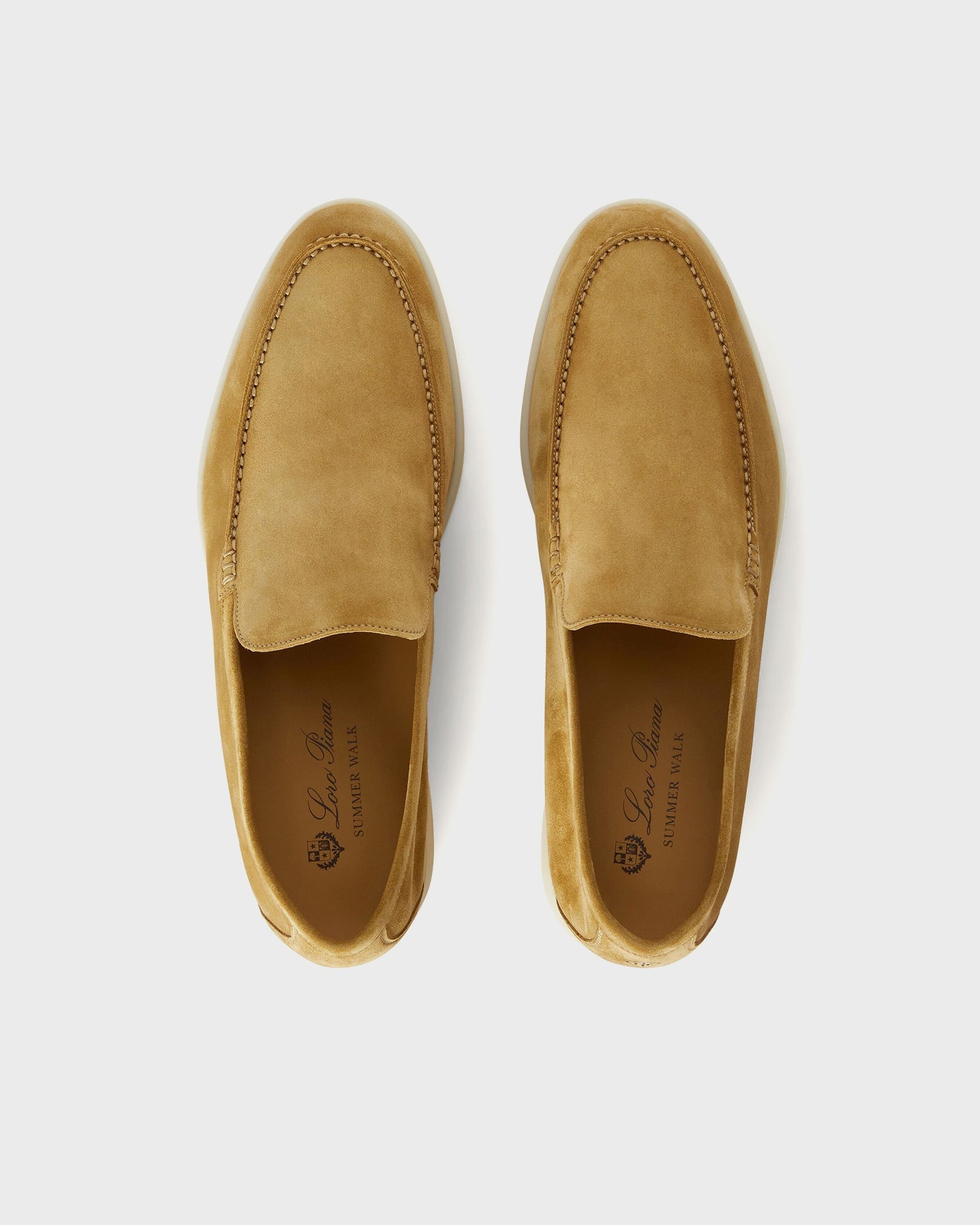 Loro Piana Summer Walk Loafers Dijon Mustard Yellow