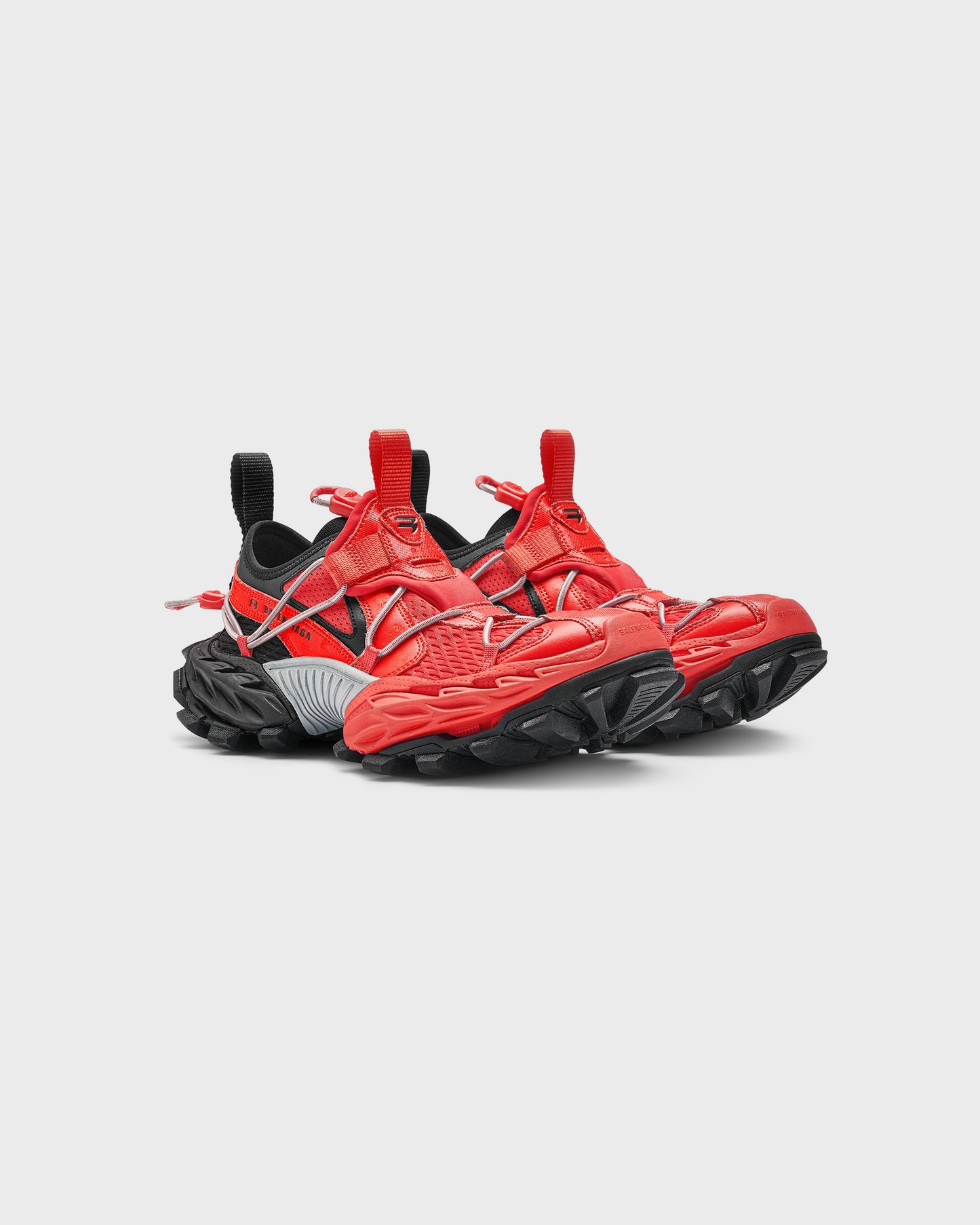 Balenciaga Hike Sneaker In Red Black