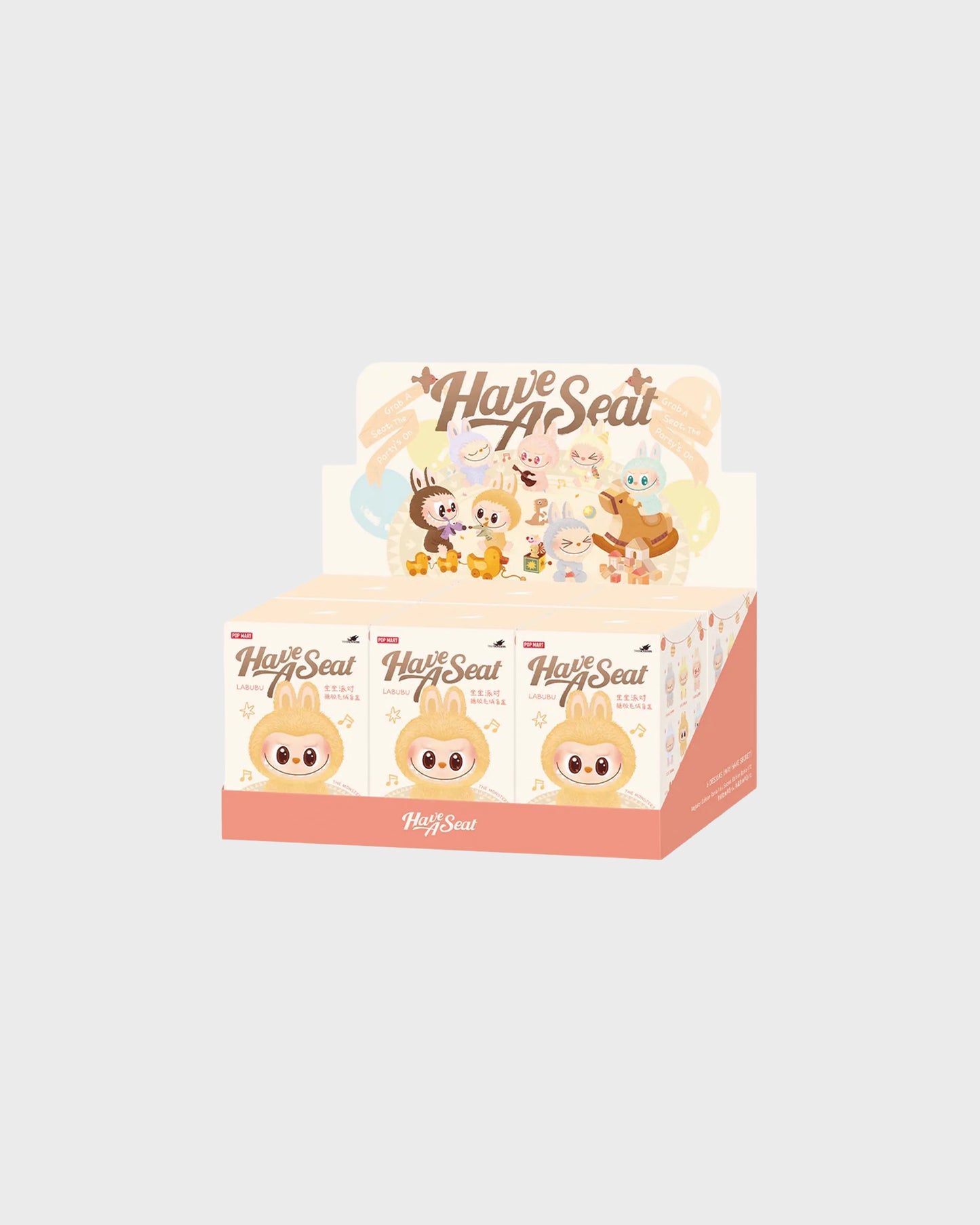 Labubu Pop Mart The Monsters Have A Seat - набор из 6 Blind Boxes